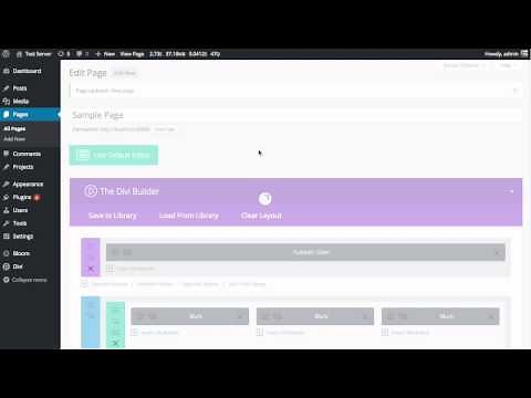 Divi Library Global Modules