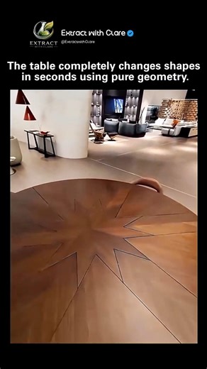 This Table Transforms Its Shape in Seconds 🤯 Geometry Magic!