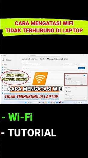 How to solve the problem of WiFi not connecting on a laptop