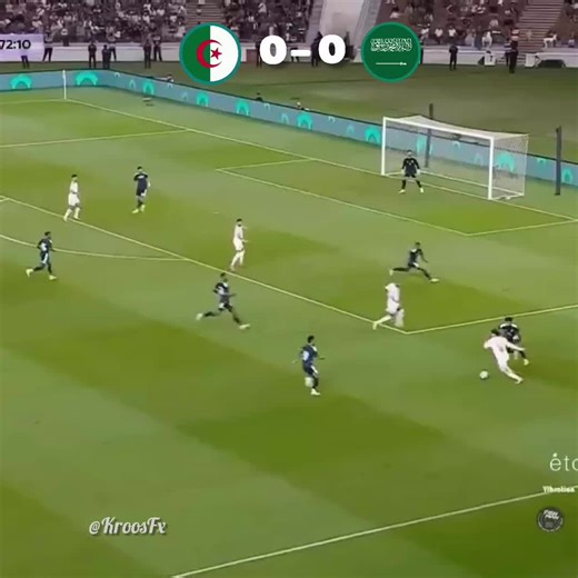 Algérie vs Arabie Saoudite : Match en 60fps
