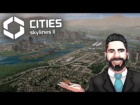 MELHOR JOGO DE CONSTRUIR CIDADES CHEGOU E ESTÁ LINDO 🏙️ - Cities Skylines 2