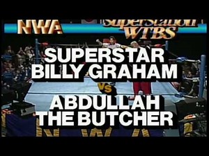 NWA WCW Wrestling Billy Graham vs Abdullah The Butcher
