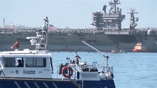USS Nimitz: US Navy’s oldest active carrier stops by San Diego for final time