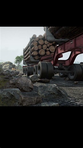 Heavy Log Transport | ZIL-157 Suspension Flex on Extreme Trails #trucksimulation #logitechg29
