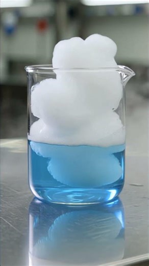 Dry Ice Doesn't Melt! 🧊 #chemistry #experiment