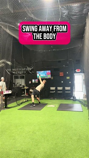 Swinging “away from the body” keeps the barrel from getting yanked around the corner.