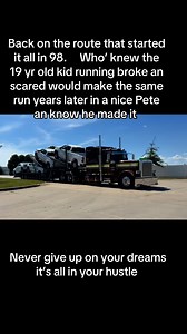 Always running hard never running late. #truckerlife #peterbilt | Terry Aslinger