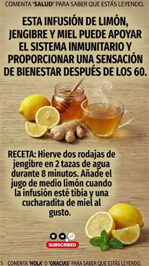 Té de Jengibre, Limón y Miel