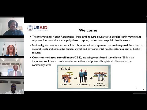 IDDS Webinar: The Role of Community-based Surveillance in Global Health Security