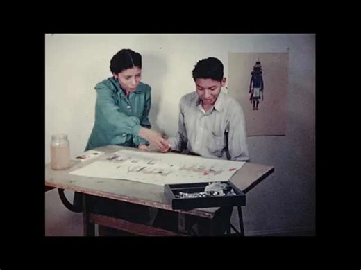 Santa Fe Indian School: Painting Techniques with Primary Colors