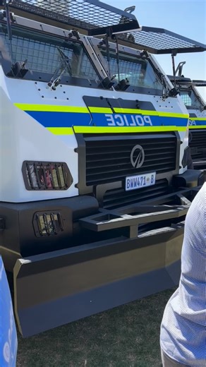 9.8K views · 3.8K reactions | Proud day for South Africa as we handover next generation police armoured vehicle, the Marshall, designed and made in South Africa, to support the police in keeping South Africa safe. Dr Mathews Phosa speaking to #sabc. @mathews_phosa #southafrica #police #policevehicle #Marshall #security #publicorder #policing | Paramount Group | Facebook