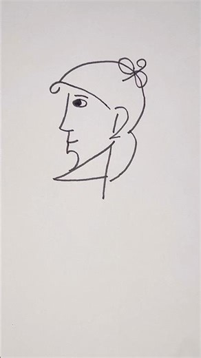 How to draw a face from numbers 1-10 | Easily turn numbers into a drawing✨