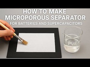 How to Make DIY Microporous Separator for Supercapacitors & Batteries (Step by Step Guide)