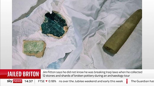 94K views · 662 reactions | "For a 66-year-old man, 15 years in an Iraqi jail is tantamount to a death sentence." Leila Fitton, the daughter of Jim Fitton who has been jailed in Iran accused of smuggling artefacts, says her father was "shocked" by the sentence. Full story: https://trib.al/i8Q0xKG | Sky News | Facebook