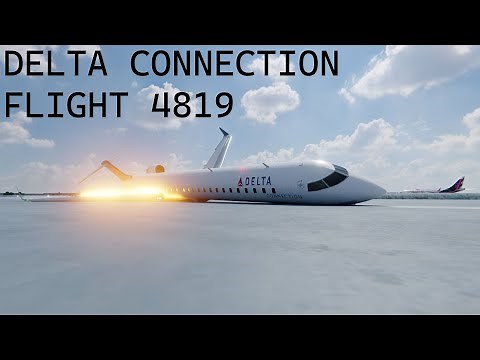 Delta Connection Flight 4819 - Crash Animation