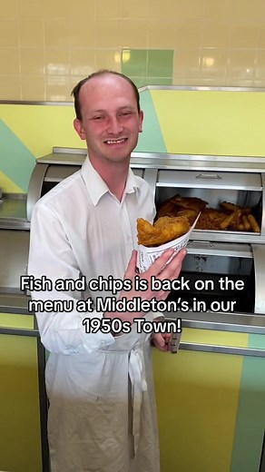 Fish and chips is back on the menu at Middleton’s! #foodtiktok #foodie #delicious #yummy #fishandchips #fypシ