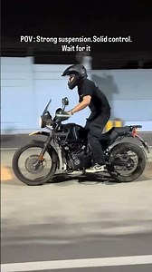 Himalayan Suspension: A Masterclass in Handling ⚡ #shorts #royalenfield #himalayan #bike