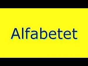 abcdefghijklmnopqrstuvwxyzæøå - Norwegian Alphabet Song - Alfabetet