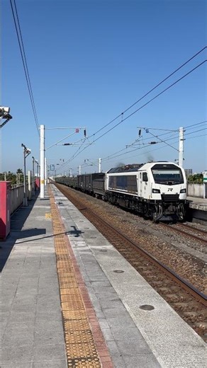 貨列7801次 編組：編組：R217+幸福泥斗+篷車+15*軍平+守車 & E500型 自強176次 麟洛通過 2026/1/13 #shorts #taiwanrailway #台鐵屏東線 #台灣