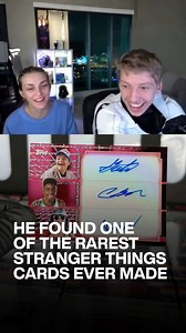 112K views · 5.3K reactions | A once-in-a-lifetime Stranger Things card 勞 (via @synthcitycollectibles) | Fanatics Collect | Facebook