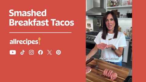How to Make Smashed Breakfast Tacos