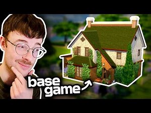 i built a cozy base game family home in The Sims 4 👪