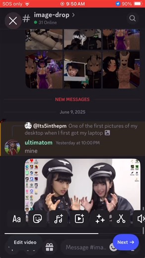 First off 5 on Instagram: "People were talking crap to me for listening to hollaback girl and having it showing on my magic chatbox in vrchat last night got me all hecked up"