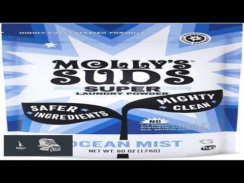 Molly's Suds Super Powder Detergent Extra Strength Laundry Soap Stain Fighting