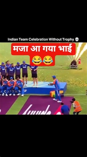 Team India refuses to take trophy from Pakistan officials 😱 😂 #indvspak2025 #indvspakfinal #asiacup