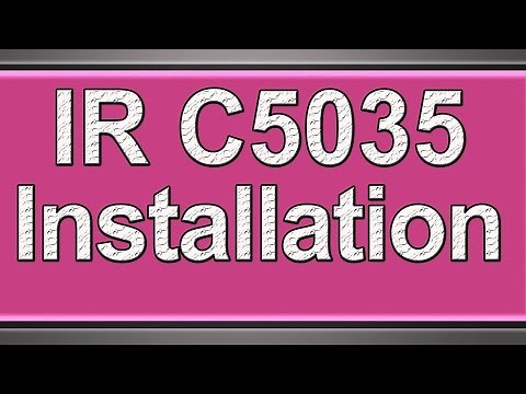 Canon C5035 installation