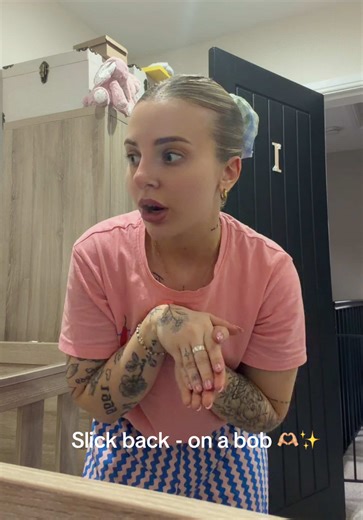 Slick Back Bob Hairstyle Tutorial for Short Hair