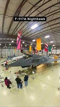 FIRST Look at the WORLD'S Most SECRET Aircraft, the F-117A ✈️ #aviation