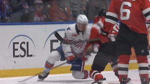 Jack Rathbone delivered tonight's Bob Johnson Auto Group Collision(s) of the Game 💥 | Rochester Americans