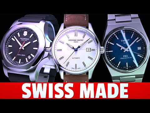 TOP 5 Meilleures MONTRES "Swiss Made" pour Débuter