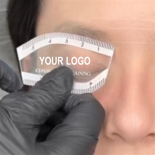 Eyebrow Easy Mapping Stencil Microblading Pmu Tool Brow Shape Design Tear Drop Hairstroke Eyeliner Ruler