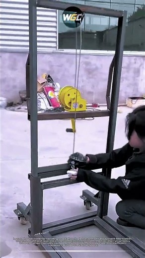 Building a DIY manual stacker forklift to simplify 200 kg material transport