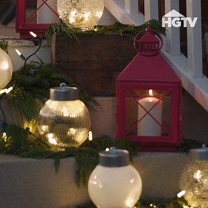 Go big *and* go home. 😂 Make this year's holiday decorations extra large with our three easy and affordable DIYs. 🔔 Get the step-by-steps >> https://hg.tv/3ptzC2q 🎅 #HowToHoliday | HGTV