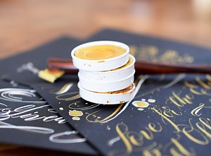 How to Write Gold Calligraphy With Finetec Watercolors – The Postman’s Knock