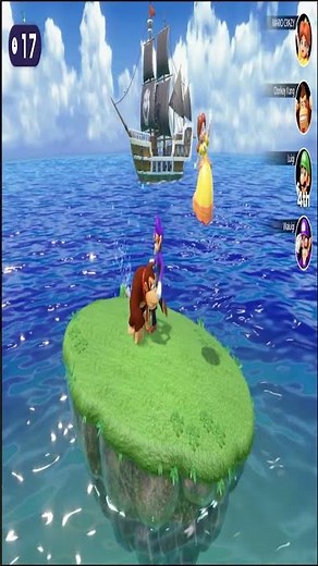 “Mario Party Superstar – Small Island Survival! Who Will Be Knocked Into the Sea”