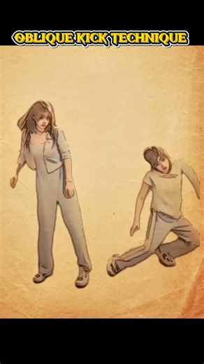 Oblique Kick Technique - Basic Tutorial for Self Defense | #selfdefense #yt #shorts