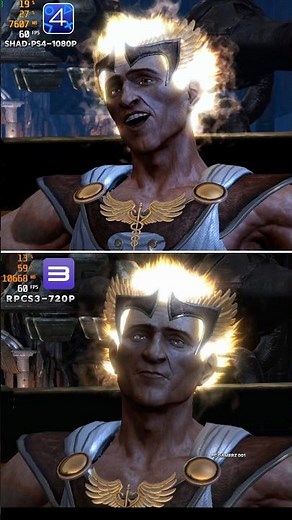 RPCS3 vs SHAD-PS4 Emulator God of War 3 Graphics Comparison