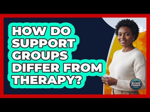 How Do Support Groups Differ From Therapy?