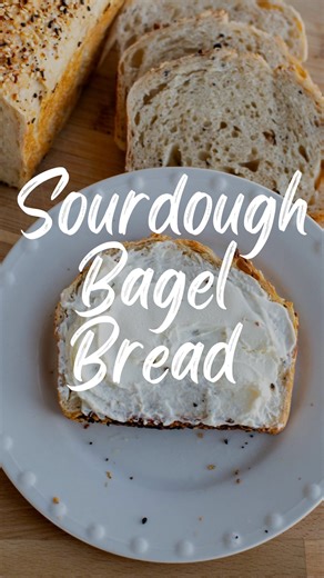 Amy Coyne | Sourdough recipes & help with your bakes on Instagram: "Saturday plans! I’m a bagel lover through and through, and if I can give sourdough that same chewy crust with a soft middle—sign me up. This sourdough bagel bread is seriously delicious 🥯 Have you made it yet? Grab the recipe on my website: https://amybakesbread.com/sourdough-bagel-bread/ or comment “RECIPE” and I’ll DM it to you! #sourdough #sourdoughbaking #sourdoughbread #bagel"
