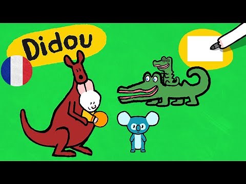Didou 🎨 Didou, Dessine-moi des animaux d'Australie ! | Dessin animé ludique ! Plus ici ⬇⬇⬇