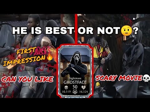 "GHOSTFACE GAMEPLAY REVIEW😱–New Character |MK Mobile"