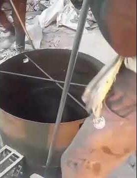 Installation of Dense Refractories Neutral Ramming Mass (NRM) for Induction Furnace Lining