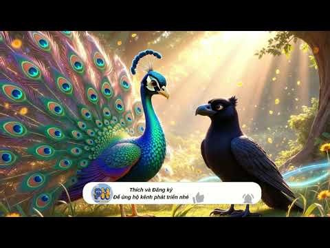 Truyện Audio (Kể) - Truyện Cổ Tích - Quạ Và Công #Truyenchobengungon #cotichvietnam