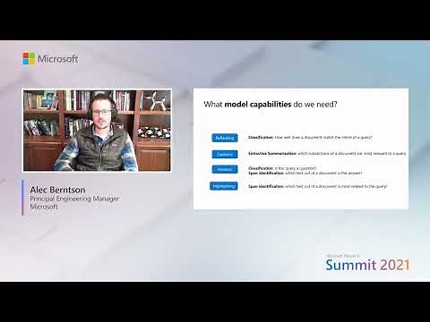 Research talk: Semantic search science: How Microsoft Bing AI is powering Azure Cognitive Search