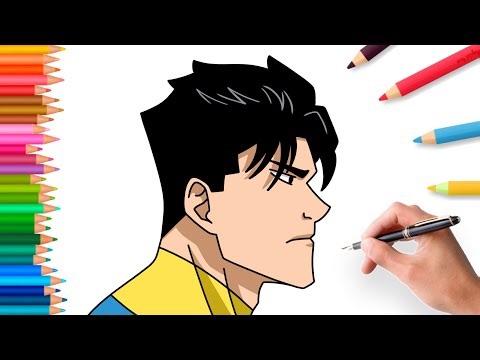 How to draw Invincible step by step | easy comic tutorial