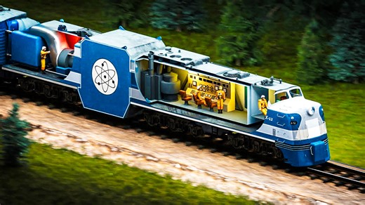 What happened to atomic trains? - The nuclear locomotive that never needed fuel stops